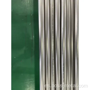 Tubo de bobina soldado de titanio de acero